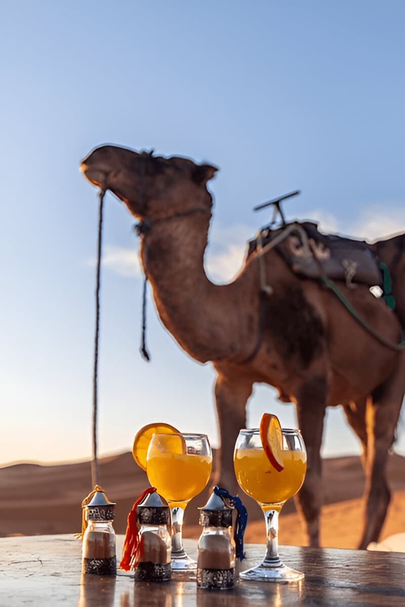 Desert camp at Merzouga