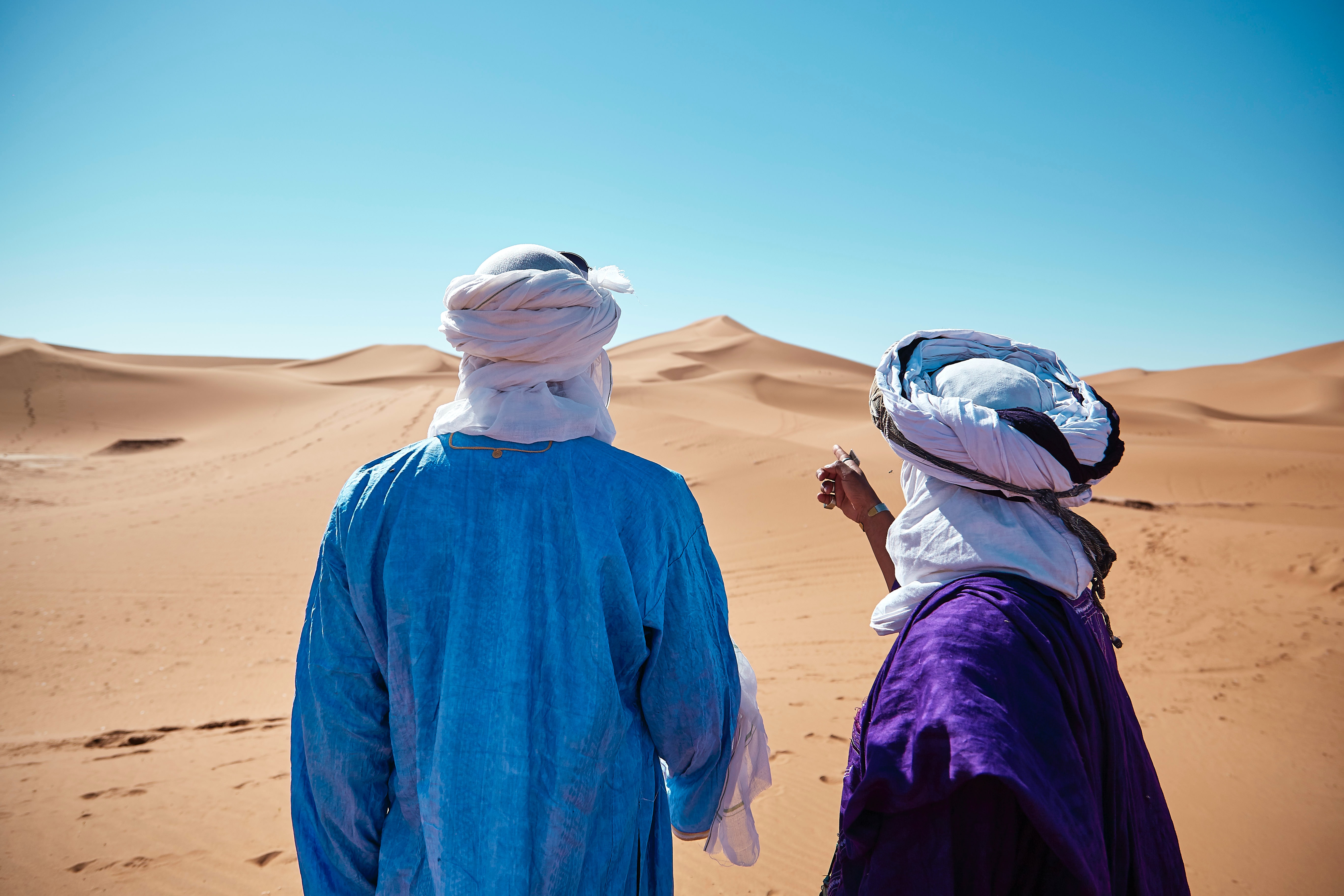 Moroccan desert camp